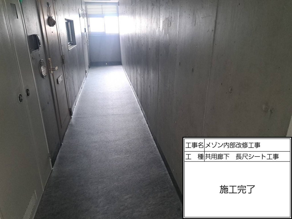 練馬区 メゾンN 内部改修工事 床 施工完了